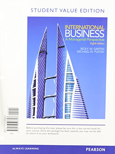international business 4th edition griffin pustay
